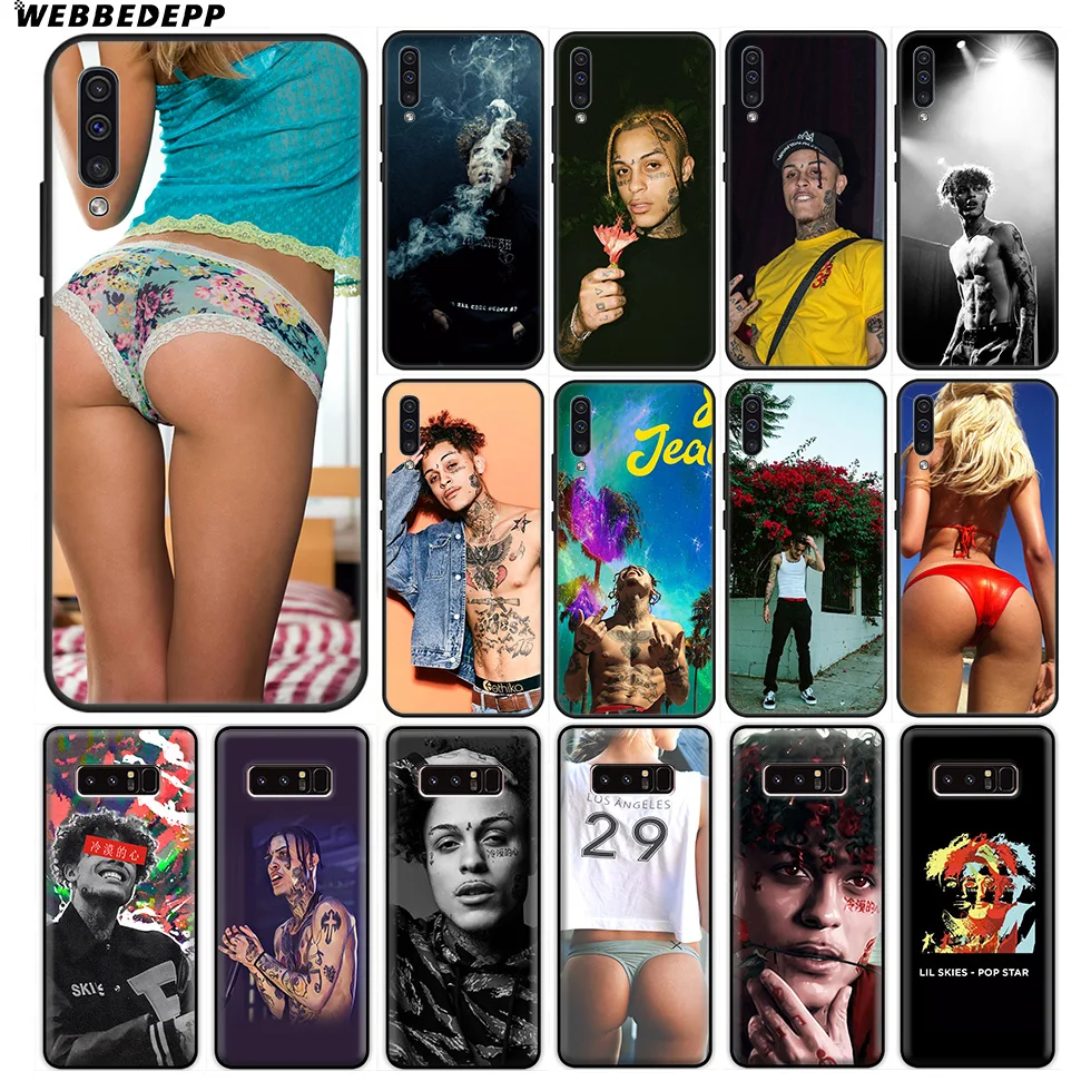 Lil небо реперские кепки мягкий чехол для samsung Galaxy A70s A50s A40s A30s A20s A20E A10s Note 8 9 10 плюс |