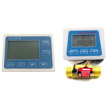 

2 Pcs Control Flow Sensor Meter Lcd Display Zj-Lcd-M Sn for Flow Sensor Flow