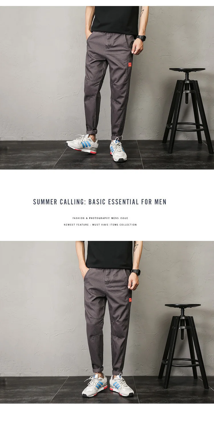 Men Pant Autumn Big Zise Loose Sweat Pants Men Mens Harem Pants Pantalones Haren Pantalon De Survetement Homme Student GG50ck051