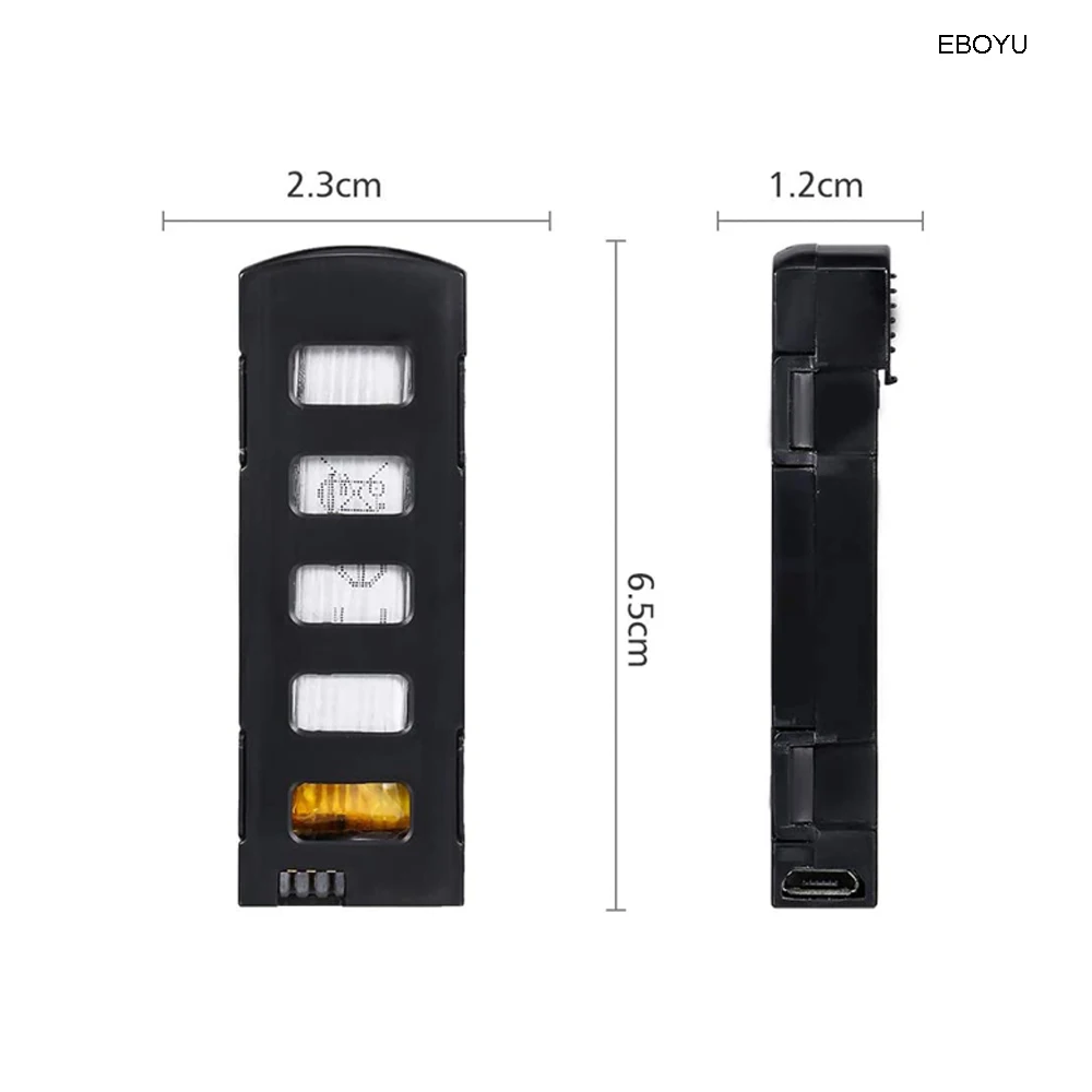 EBOYU RC запасная часть квадрокоптера Li battery 3 7 V 500mAh литиевая батарея для