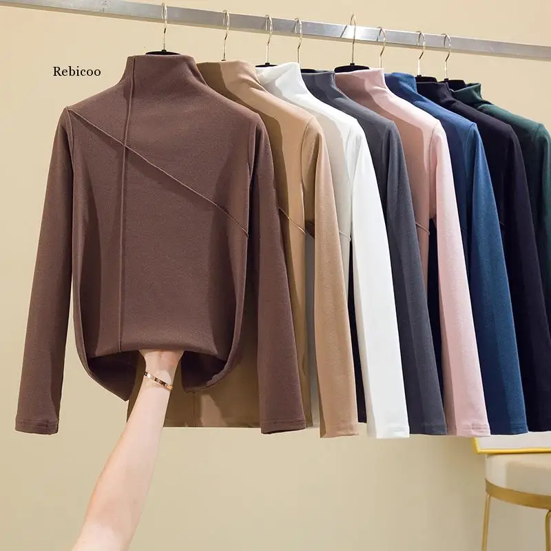 

Sweater Winter Clothes Turtleneck Long Sleeve Woman Sweaters Fall White Korean Fashion Vintage Pullover Harajuku Top