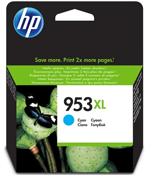 

HP Original 953XL Cyan Ink Cartridge Cyan F6U16AE BGX