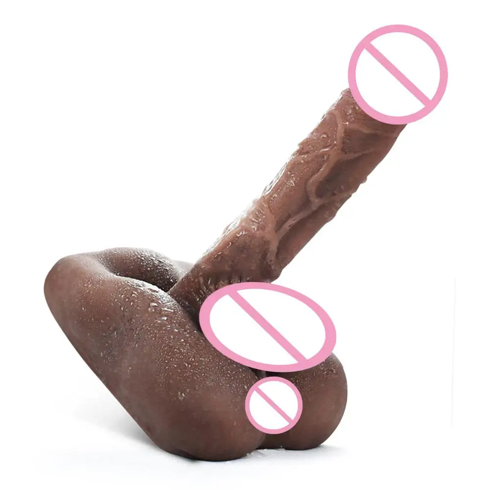 Dildo Ass Lifelike Testicle Male Realistic Penis Ass Sex Doll for Women and Men Large Penis and Tight Anus Dildo Sex Toy