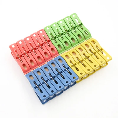 20 Pcs Sock Clips Colorful Sock Organizers Sorters Holders - Clothes Pegs -  AliExpress