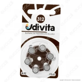 Udivita measurement 312-6 Blister card batteries for hearing aids | Электроника