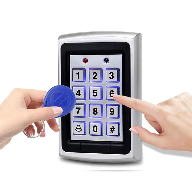 В Cheapes горячая Распродажа металлический Rfid Клавиатура доступа с 1000 пользователей