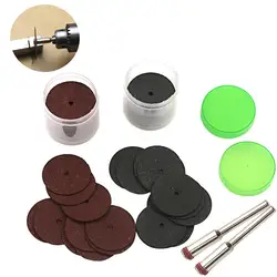 72Pcs Disque De Coupe Circulaire Lame de Scie Meule Outil Rotatif Disque Abrasif Outils 10xConnecting Tige Ensemble D'outils 