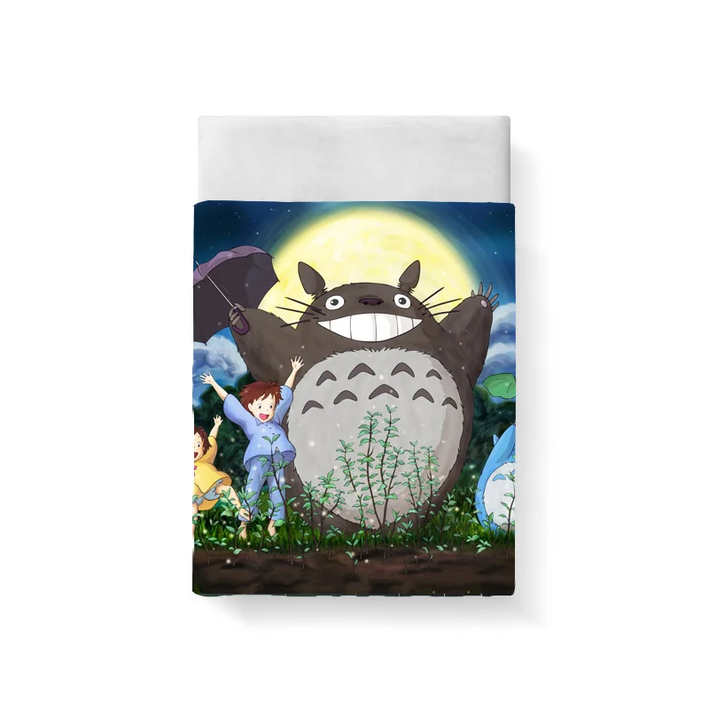 CD0615 King size Parure De Lit Enfant мультфильм Тоторо постельное белье Комплект Parure De Lit 2 Personnes постельные принадлежности набор роскошный Conforter лист - Цвет: CD0615