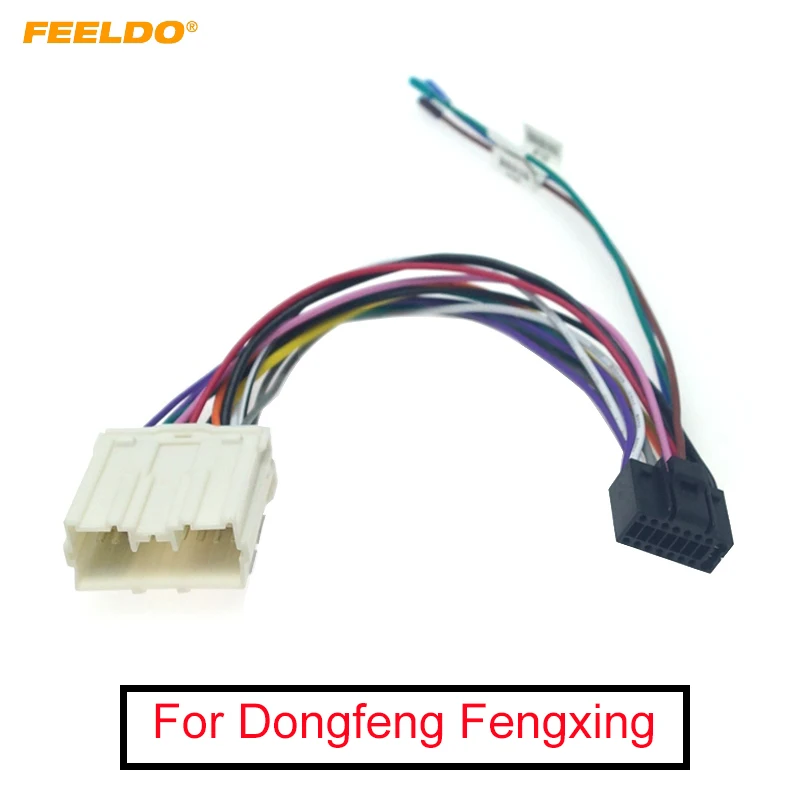 FEELDO автомобильный аудио DVD 16PIN Android адаптер кабеля питания для Dongfeng Fengxing Lingzhi M3/M5