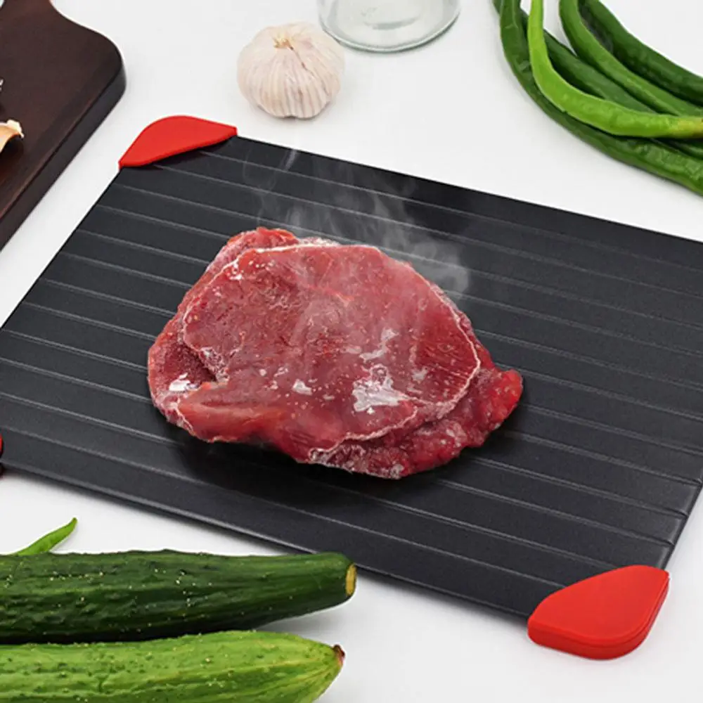 2 In 1 Safety Fast Defrosting Meat Tray chopping Board Rapid Thawing