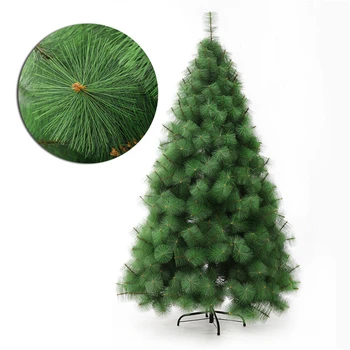 

6ft 180cm Denser Christmas Tree 400T Branches Luxury Premium Green Pine Snow Tip DIY Xmas Tree New Year Home Decor Ornaments