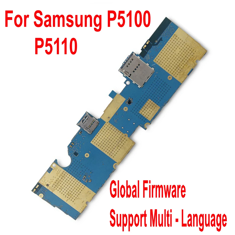 Оригинальная протестированная материнская плата для Samsung Galaxy Tab 2 10 1 P5110 P5100 WiFi 3G