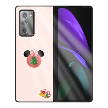 

Samsung Galaxy Z fold2 glass mobile phone case cartoon couple sm-f9160 case 5g version