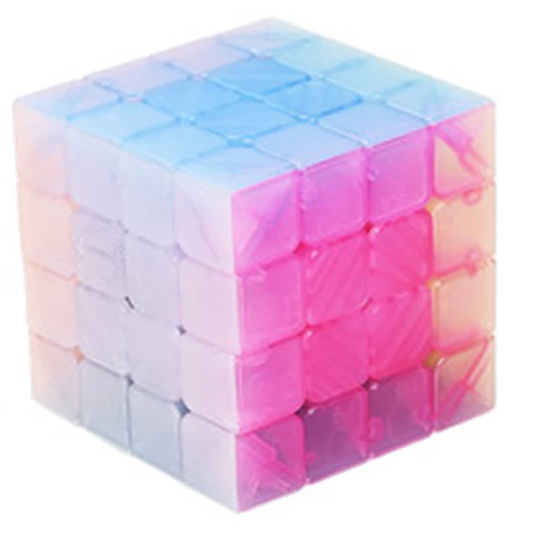 Высокая стоимость производительность Куб ВОЛШЕБНЫЙ 2x2x2 3x3x3 4x4x4 5x5 странная форма Пирамида перекос волшебный куб головоломка игрушка для детей - Цвет: 4X4