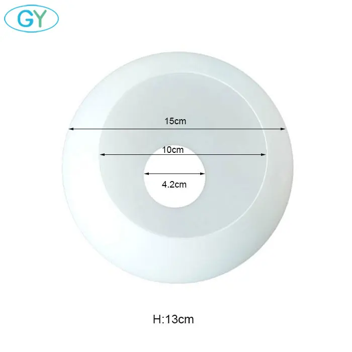 Branco Máscara de Lâmpada de Vidro Globo E27 Parte Acessório de Iluminação Sombra de Vidro Leitoso E27 Suporte da Lâmpada para Candeeiro de Mesa de Pingente de Iluminação Lustre 7 Capas e sombras p/ luminárias
