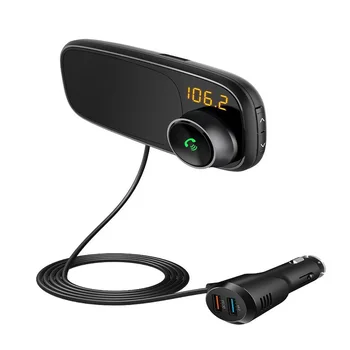 

T16 Magnetic Bracket Car Bluetooth Transmitter Music Player QC3.0 Quick Charging Brand New And High Quality