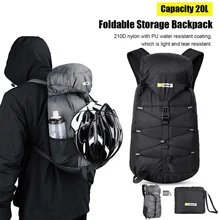 

Bicycle Bag 20L Large Capacity Foldable Storage Shoulder Backpack Waterproof for Man Woman Cycling Hiking Camping Sports Bag
