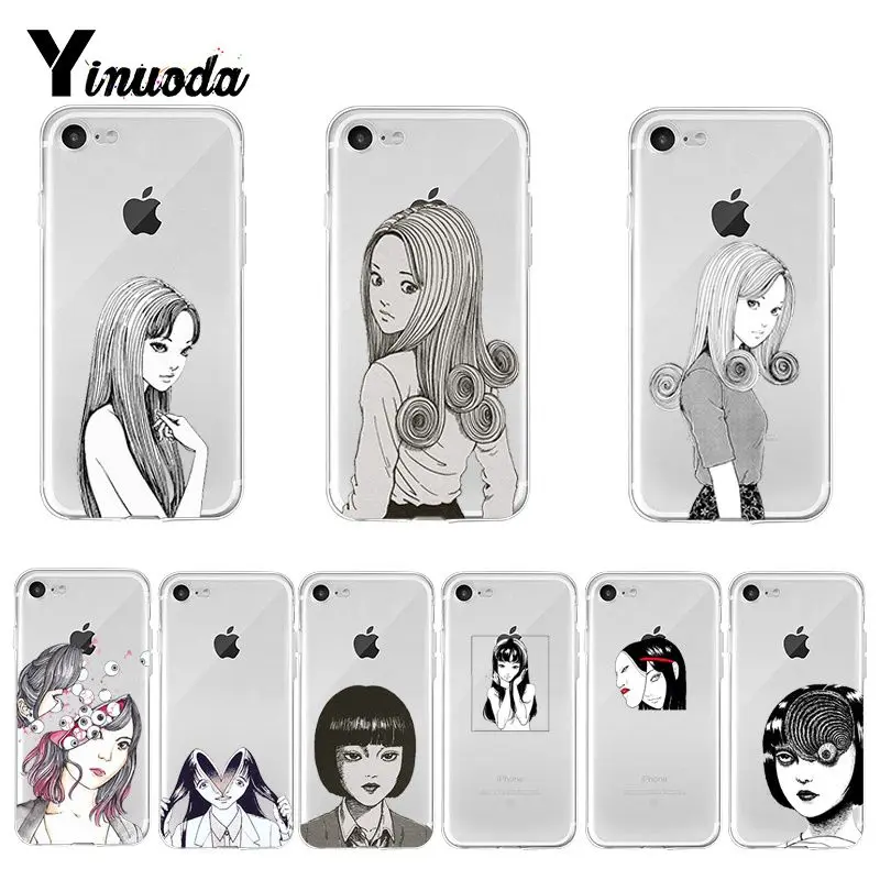 

Yinuoda Japanese horror comic Tomie Junji Itou Mobile Phone Case for iPhone X XS MAX 6 6s 7 7plus 8 8Plus 5 5S SE XR 11 pro max