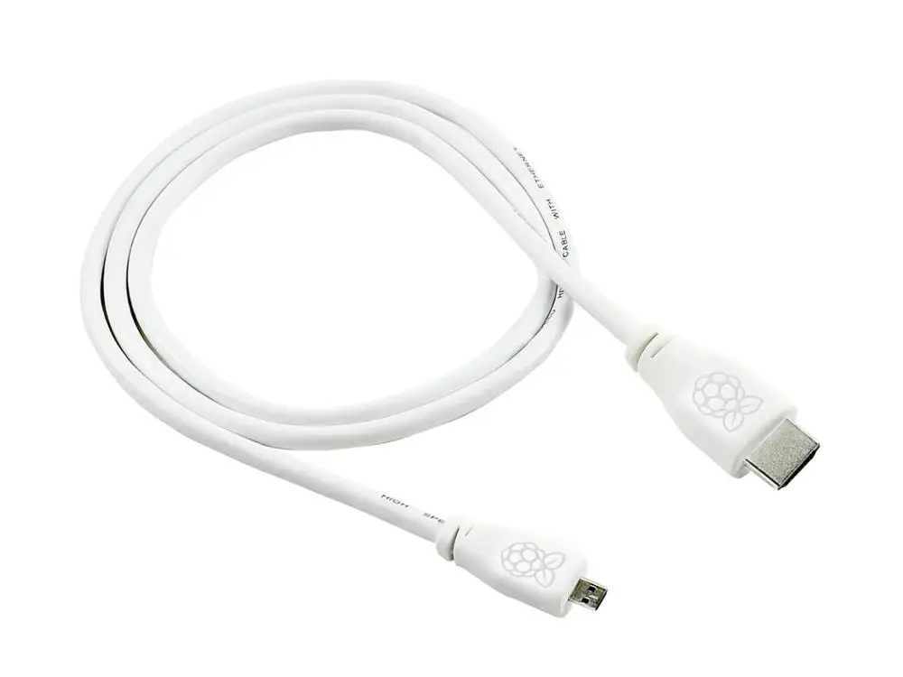 Официальный кабель Raspberry Pi micro HDMI для стандартного предназначенный компьютера 4 |