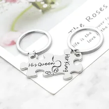 2 Pcs Boyfriend Gift Key chain for Women Men Couple Keychain Gifts for Husband Wife Boyfriend Girlfriend Valentines Day Gift