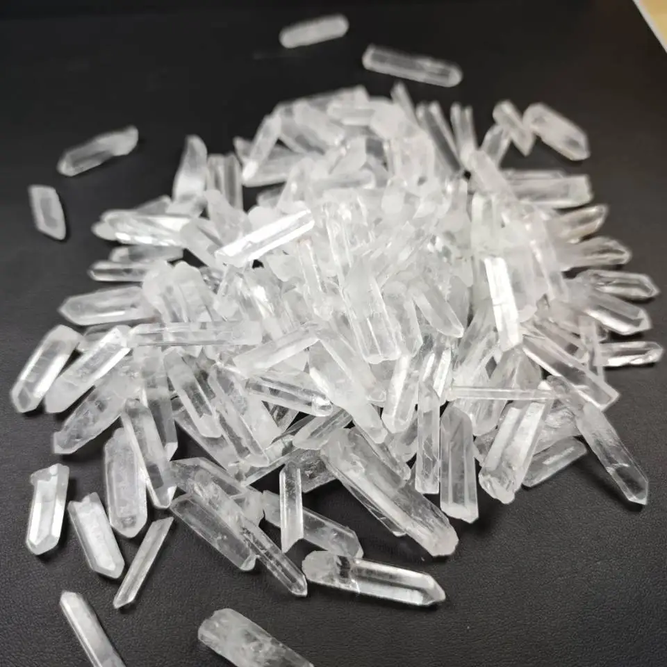 100g/200g/500g Clear Healing Crystal Stone Quartz Lemurian Seed White Point | Дом и сад