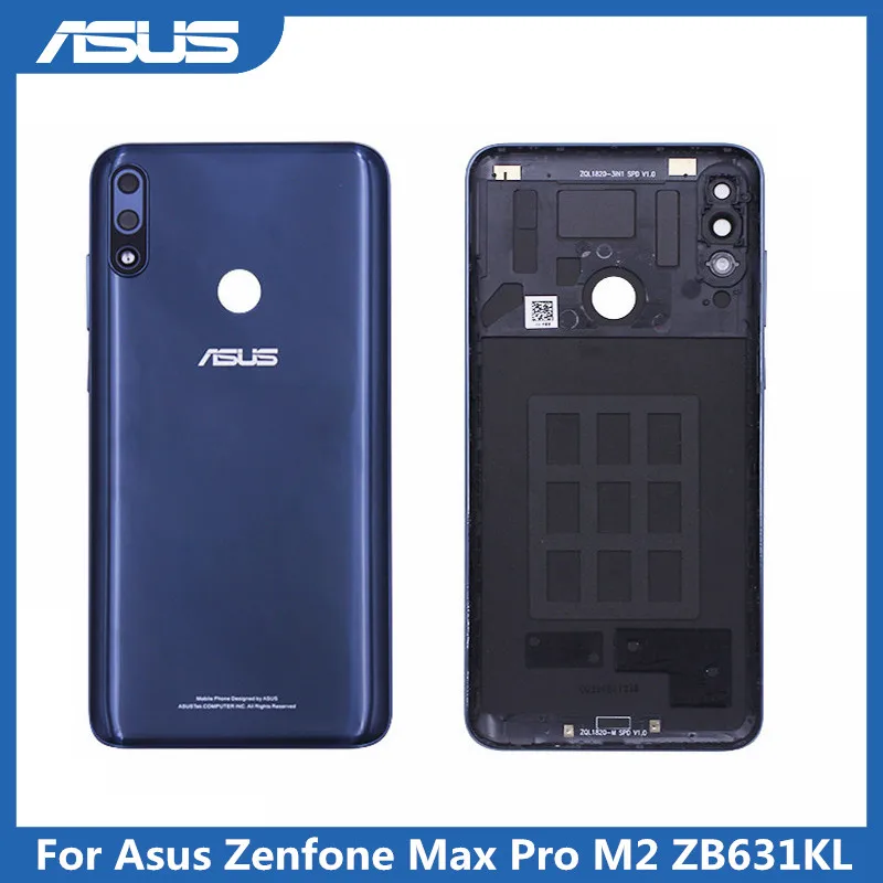 Крышка аккумуляторного отсека для ASUS ZB631KL Asus Zenfone Max Pro M2 задняя крышка корпуса Для