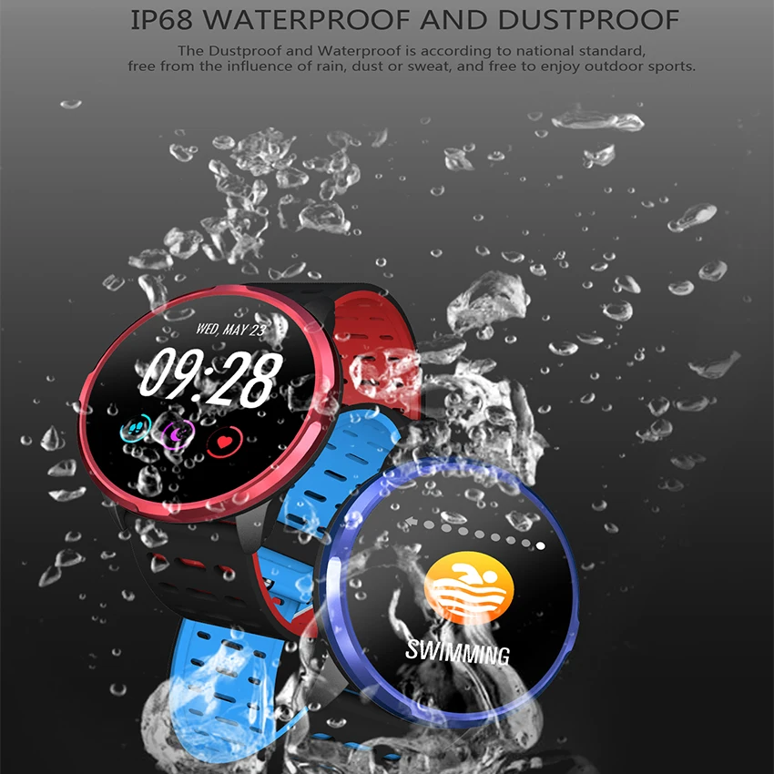 696 SN67 Смарт-часы IP68 водонепроницаемый Push Message монитор сердечного ритма фитнес-трекер спортивные Смарт-часы для мужские женские наручные часы