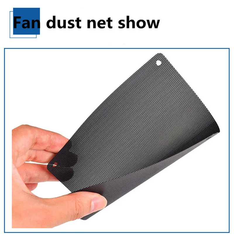 5PCS Computer PC Case Cooling Fan Dust Filter Mesh - PVC Antidust Net Cover for 80mm-140mm Fans. Description Image.This Product Can Be Found With The Tag Names Computer cleaners, Computer Office, Computer pc case