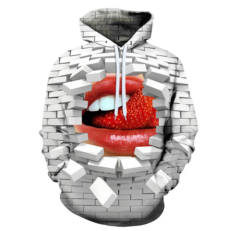 

latest 3d hoodies Sweatshirt Funny Hole print fashion hip hop men women Hoodie tops casual Long Sleeve Hooded pullover 6XL