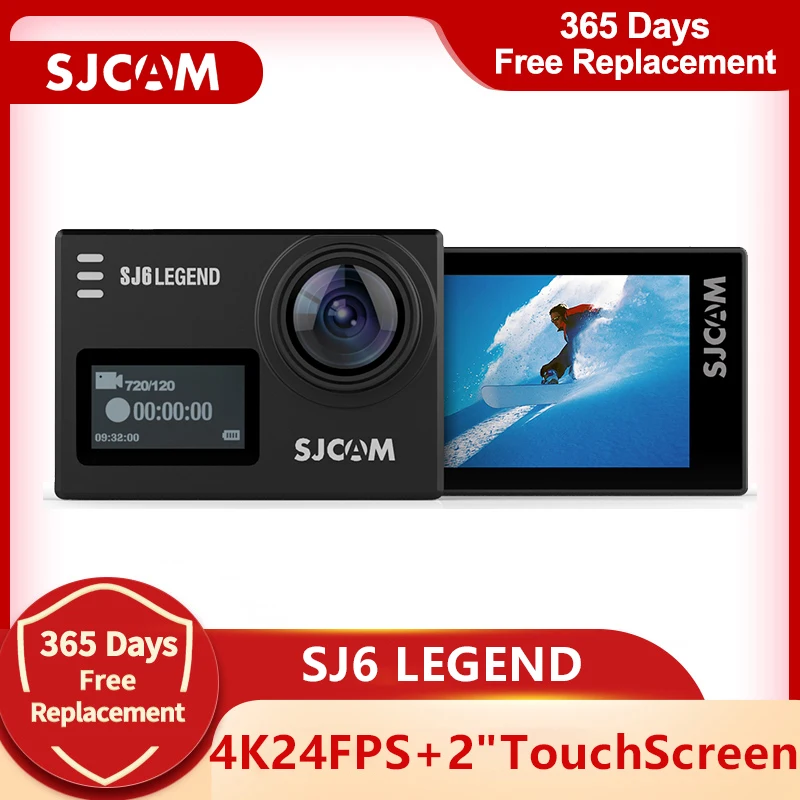 Original SJCAM SJ6 leyenda Cámara de Acción 4K Wifi 30M impermeable Ultra HD 2 Pantalla táctil Notavek 96660 DV deportes