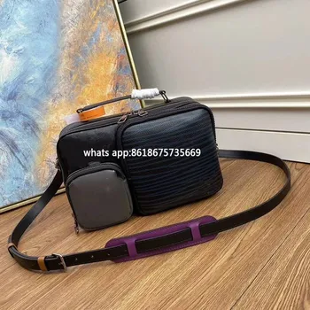 

2020 black men messenger bag messenger bag handbag fashion designer leather shoulder strap unisex bag 65