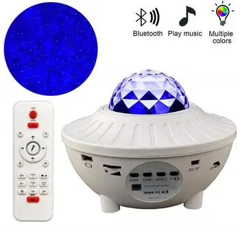 

Colorful Starry Night Light Projector Star/Sky/Galaxy Projector LED Star Light Music Player Children's Night Light Lamp Gift