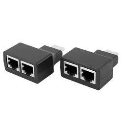 1080p 4K HDMI к RJ45 адаптер двойной Ethernet Сетевой удлинитель от Cat 5/6 3D HDTV