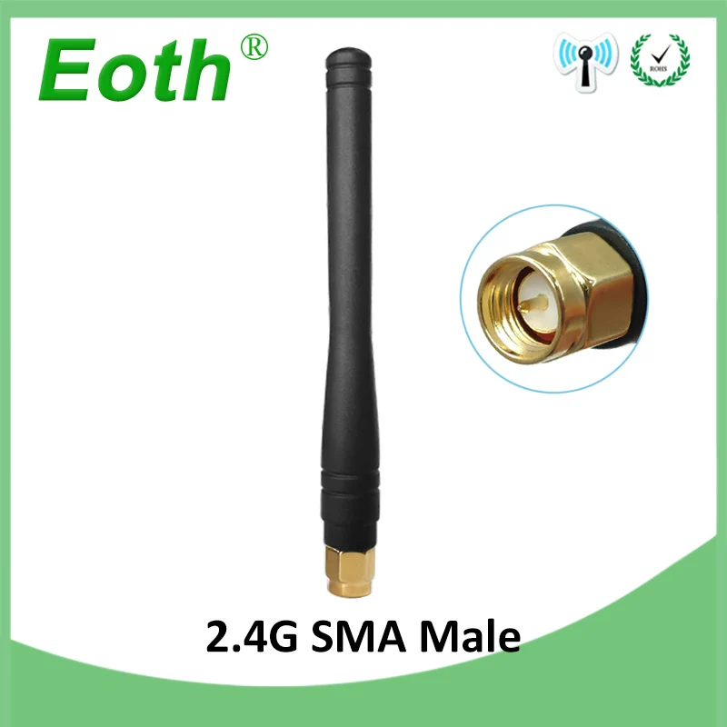 

1pcs 2.4GHz WIFI Antenna 2~3dbi Aerial SMA Male connector wi fi antena 2.4g antenne wi-fi for Wireless Router antenas 2.4 GHz