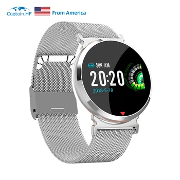 

Captain HF Smart Watch Fitness Tracker Blood Pressure Heart Rate Monitoring Sport Watches Bluetooth Photo Smart-Watch Facebook