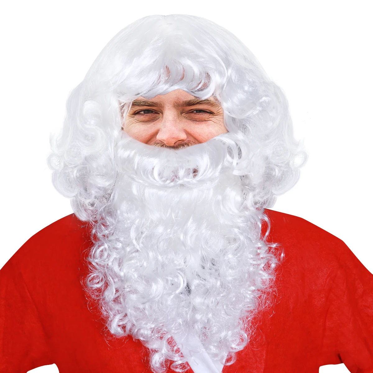 

Wizard Wig And Beard Christmas White Santa Claus Christmas Costume Set Outfit Accessories for Carnival Festival Party Cosplay