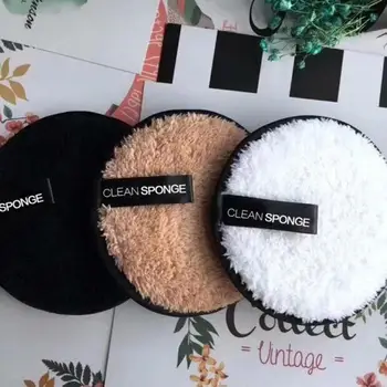 

1PC Lazy Puff Can Be Reused For The Face Special Sponge Remover Cake Deep Cleansing Fiber Soft And Gentle Makeup Remover Cotton