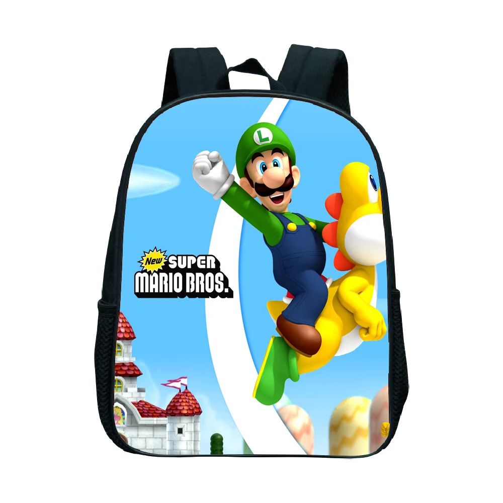 14 Рюкзак Super Mario Bros для детей, портфель для мальчика, детский рюкзак для детского сада, школьные сумки с героями мультфильмов, лучший подарок, рюкзак - Цвет: 14