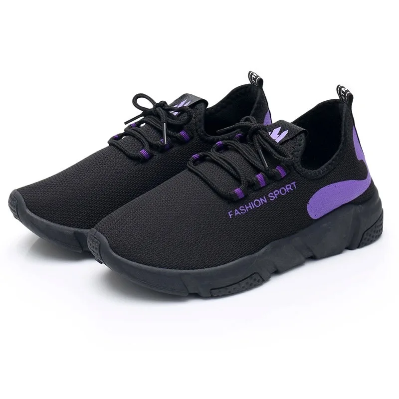 

Espadrilles Platform Shoes Runing Solid Air Cushion Lace Up Lightweight Sneakers Mesh Deodorant Mountain Climbing Plus Size36-40