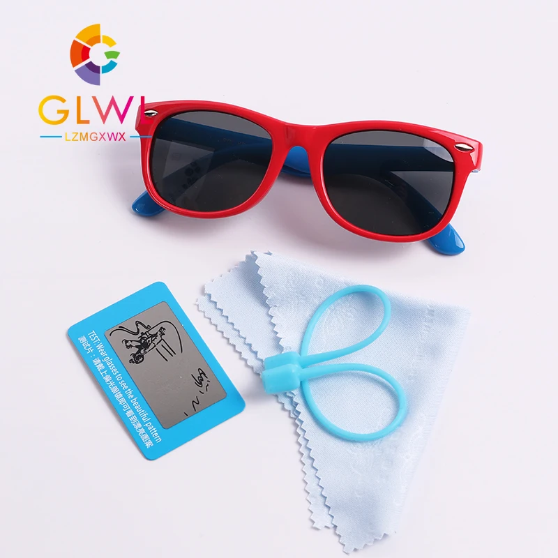 

Baby Sunglasses Boys Girls Polaroid Glasses For Kids Flexible Frames Eyewear Sports Children's Shade Colored Eyeglasses UV 400