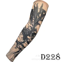 Нарукавник с татуировкой Мужская Татуированная рука бесшовная Татуировка ледяная рука рукав для вождения солнцестойкие рукава для верховой езды защита рук женская рука