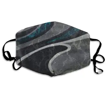 

Mouth Mask Blue and White Abstraction Print Masks - Breathable Adjustable Windproof Mouth-Muffle, Camping Running for Women and