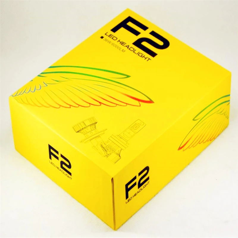 72W фары для 12000LM F2 H4 H7 H8 H11 h13 автомобиля светодиодный шарика противотуманного