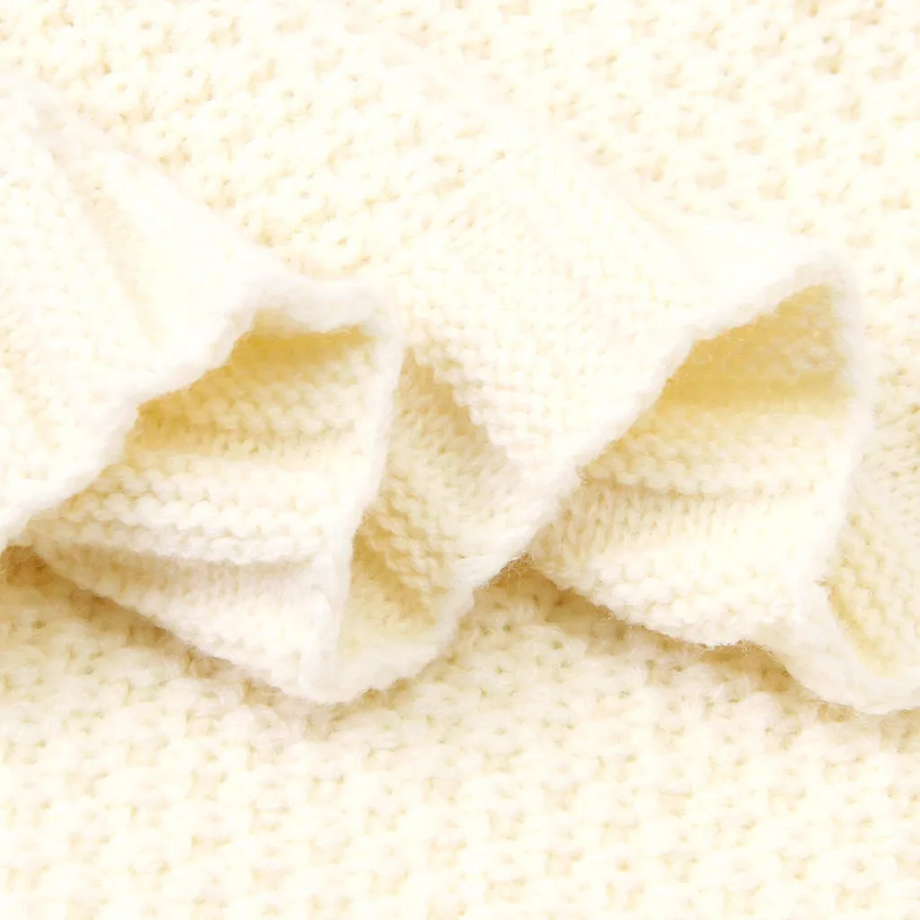 Детские вязаные пеленки для новорожденного коляска одеяло s мягкое детское постельное белье детское полотенце сумка многофункциональное детское вязаное одеяло