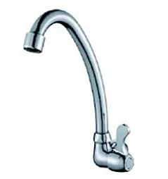 

Single Bore High Bending Kitchen Faucet Copper Single Handle Vertical Type Rotating Kitchen Faucet Mixing Water Sink Faucet