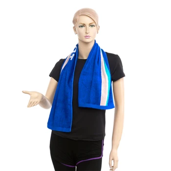 

New Cross-Border Bamboo Fiber Sports Towel 170g Lengthened Thickened Water Absorption Quick-Drying Running Fitness Yoga