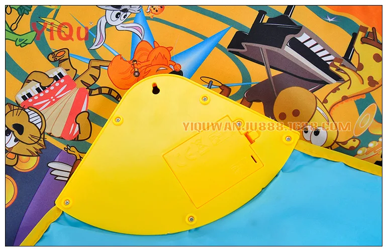 Yiqu3013 детская музыкальная игра коврик Игрушка Животные концертный сенсорный большой цирковой инструмент одеяло