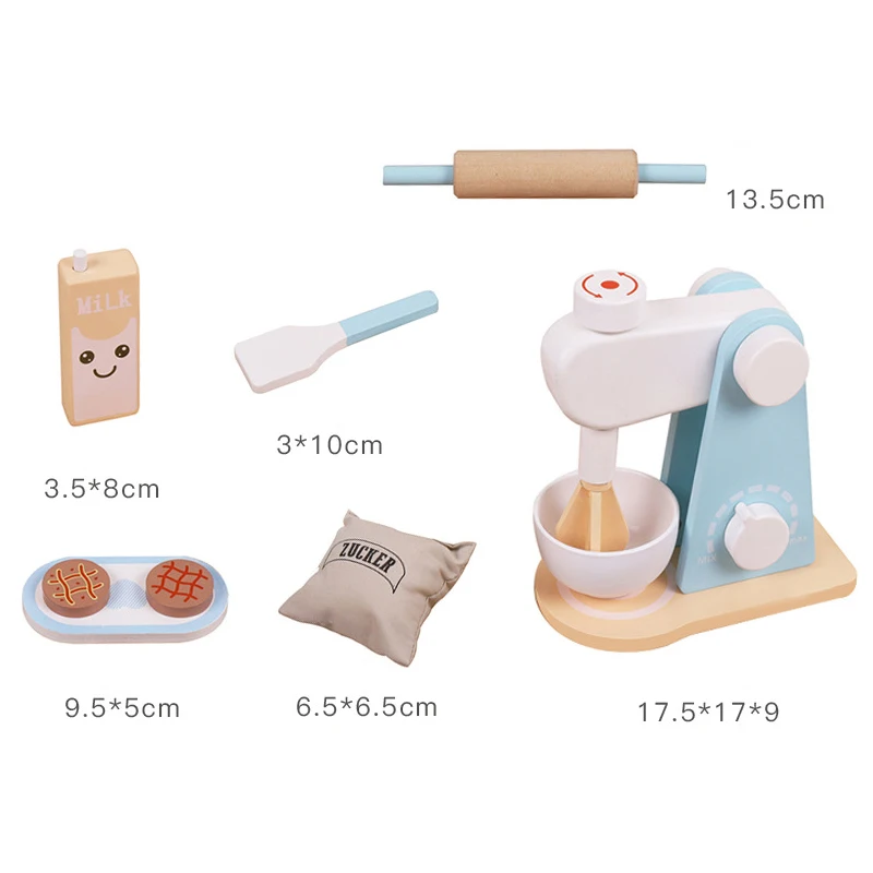 Children Wooden Kitchen Pretend Play House Toy Montessori Early Education Puzzle Simulation Kitchen Set Series Baby Fun Toy Gift