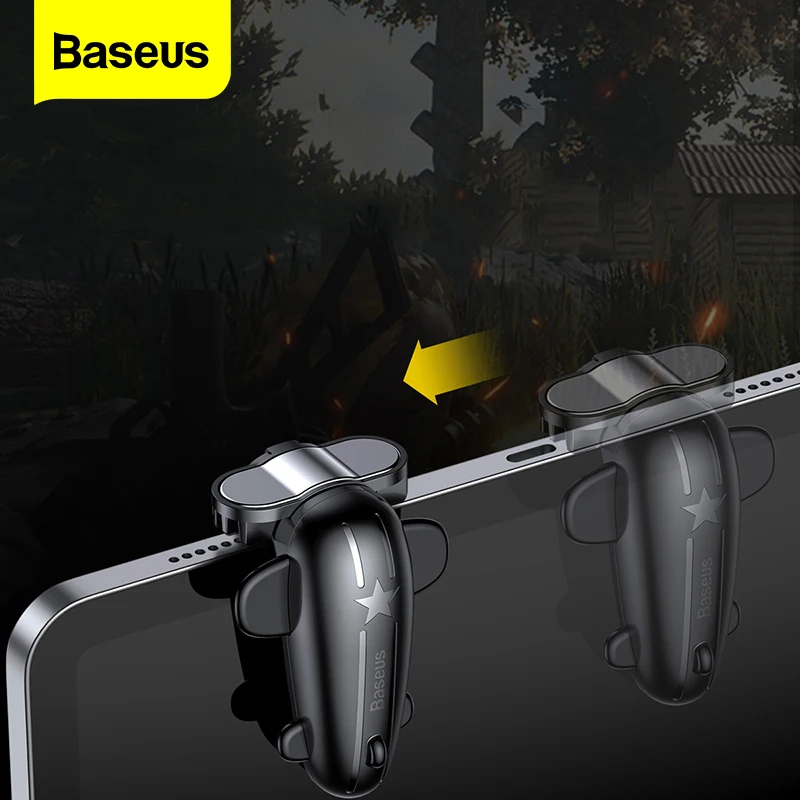 Игровой триггер Baseus 2PC для PUBG игр шутер кнопка стрельбы игровой джойстик iPad Pro Xiaomi