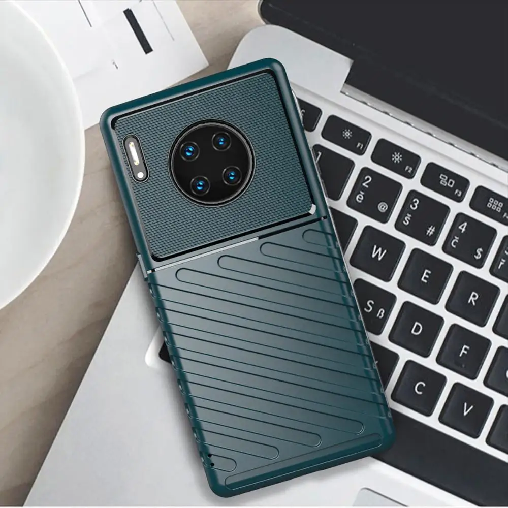 Shockproof Silicone Rugged Coque For Huawei P30 Mate 30 20 Pro RS Honor V30 Nova 6 SE Case Soft TPU Shell Fundas Cover | Мобильные